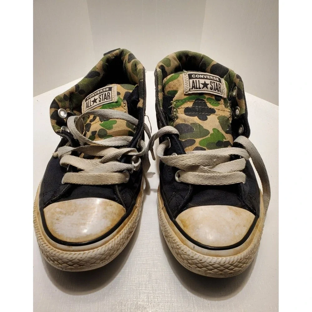 Converse CTAS Street Unisex Gender Junior Shoes Black Camo 667212F Size 5.5